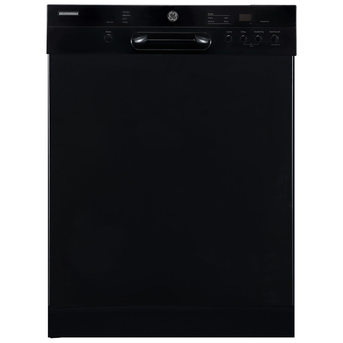 GE - 55 dBA Built In Dishwasher in Black - GBF410SGPBB