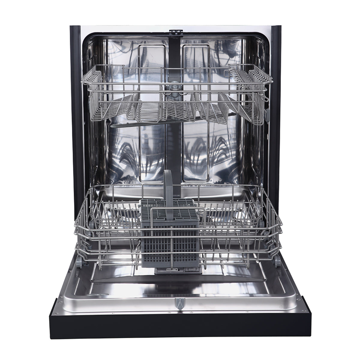 GE - 55 dBA Built In Dishwasher in Black - GBF410SGPBB