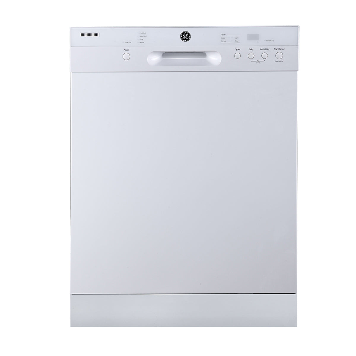 GE - 55 dBA Built In Dishwasher in White - GBF410SGPWW