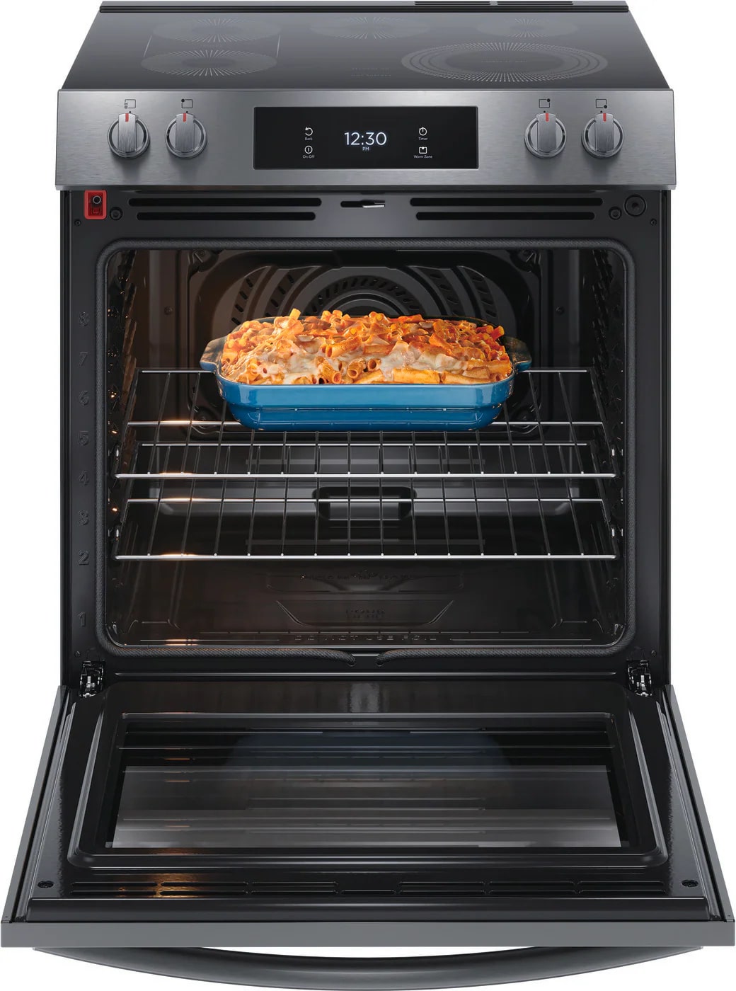 Frigidaire Gallery - 6.2 cu. ft  Electric Range in Black Stainless - GCFE306CBD