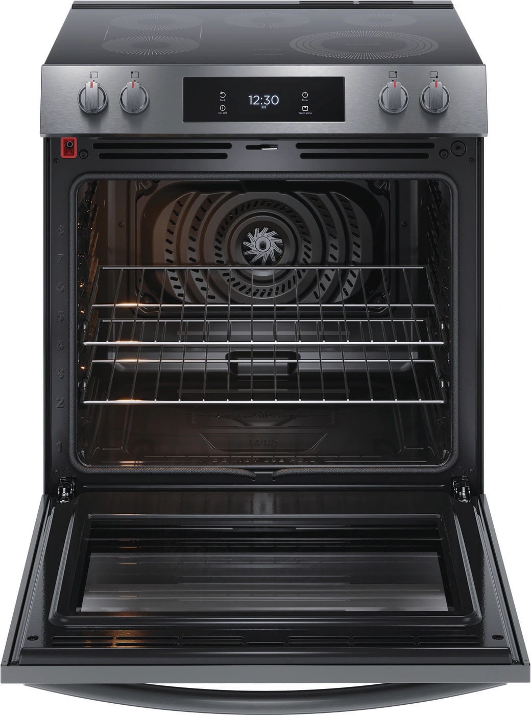 Frigidaire Gallery - 6.2 cu. ft  Electric Range in Black Stainless - GCFE306CBD