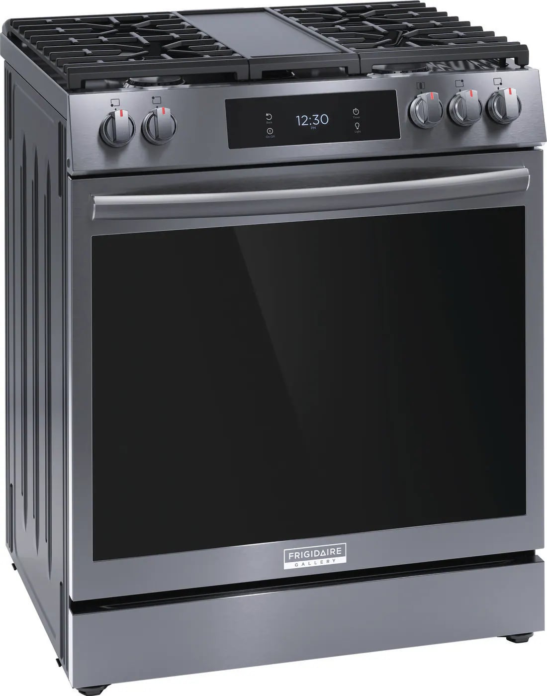 Frigidaire Gallery - 6 cu. ft  Gas Range in Black Stainless - GCFG3060BD