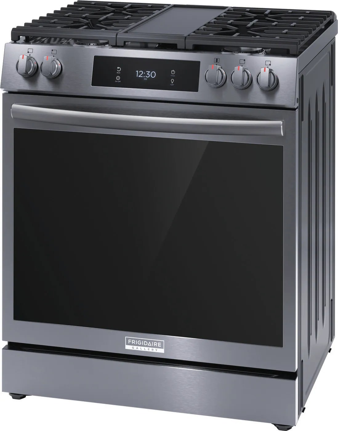 Frigidaire Gallery - 6 cu. ft  Gas Range in Black Stainless - GCFG3060BD