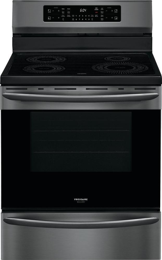 Frigidaire Gallery - 5.4 cu. ft  Induction Range in Black Stainless - GCRI305CAD