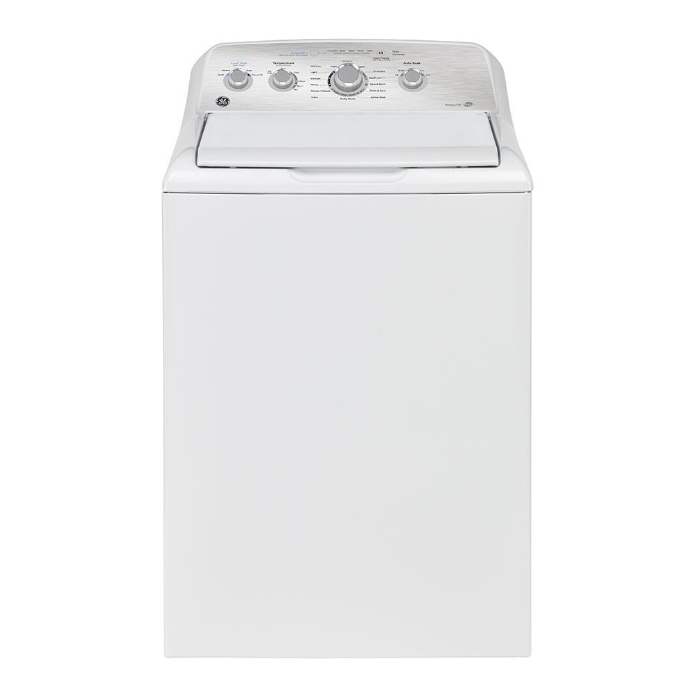 GE - 4.9 cu. Ft Top Load Washer in White - GTW451BMRWS