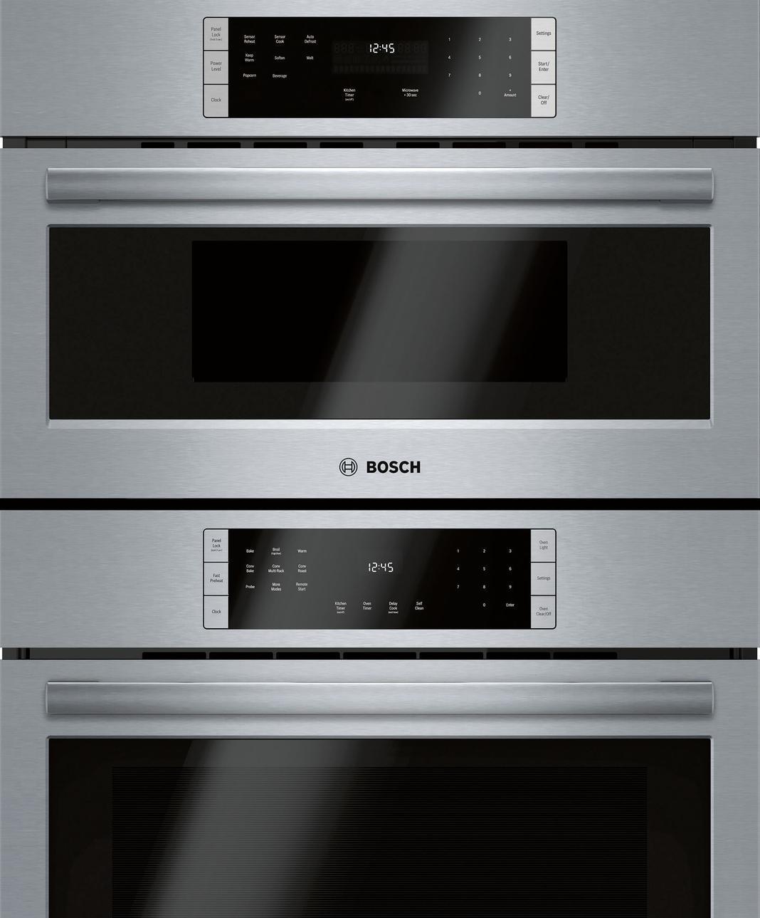 Bosch 4.6 cu. ft Combination Wall Oven in Stainless Steel HBL87M53UC