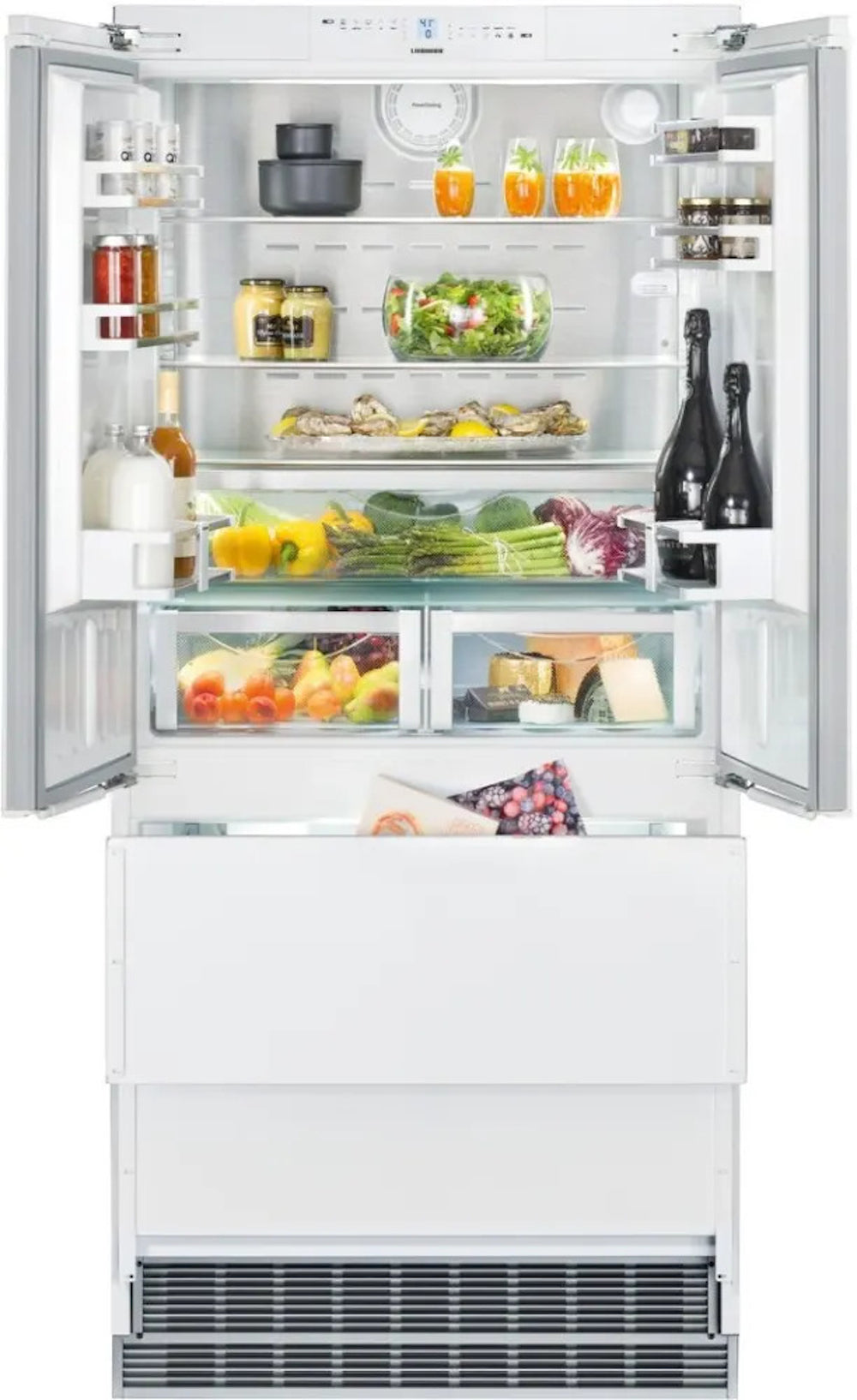 Liebherr - 36 Inch 19.5 cu. ft French Door Refrigerator in Panel Ready - HC2092