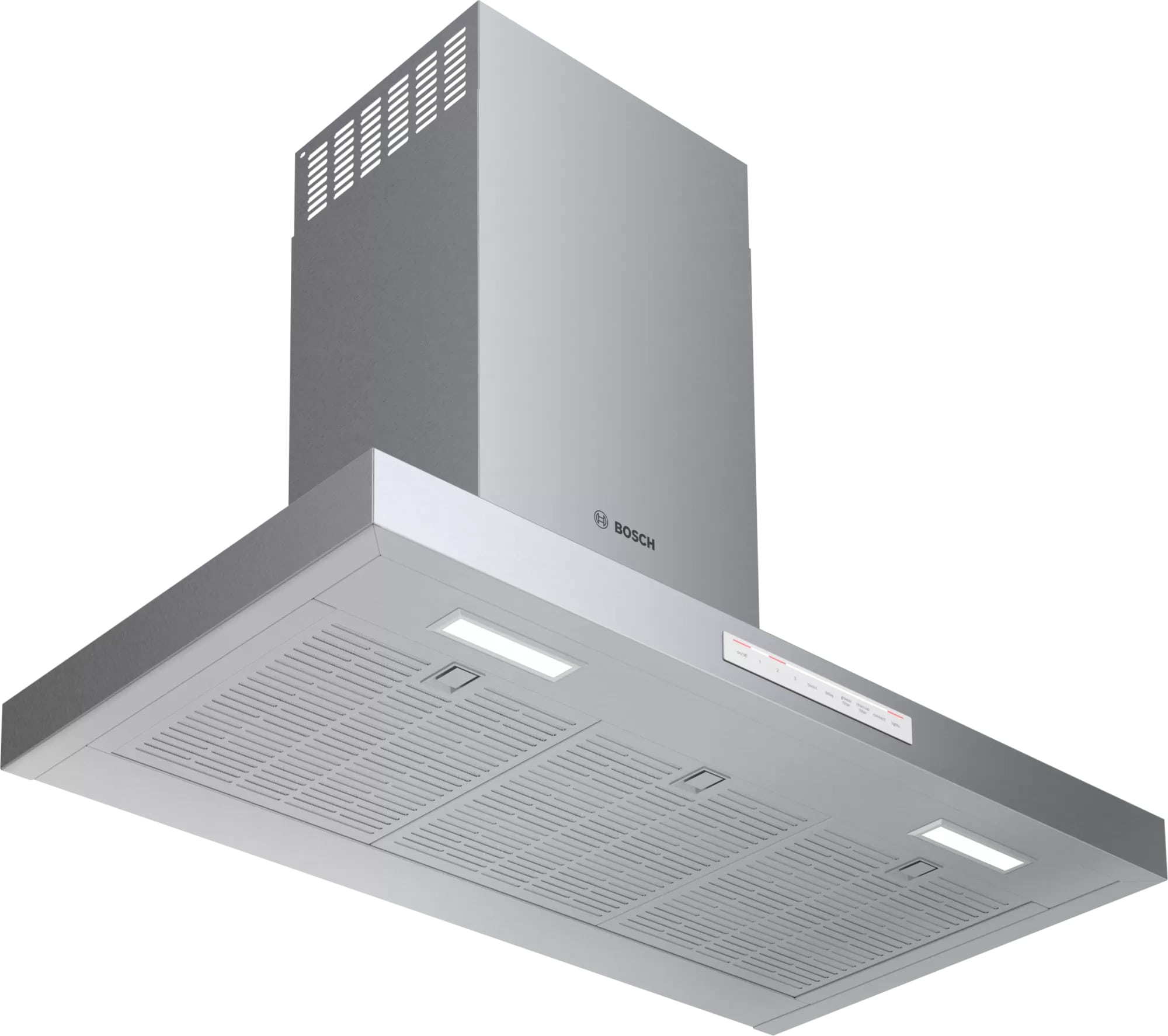 Bosch 36 Inch 600 CFM Wall Mount and Chimney Range Vent in Stainless HCP56652UC