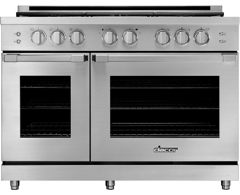 Dacor - 8 cu. ft  Gas Range in Stainless - HGPR48S/LP
