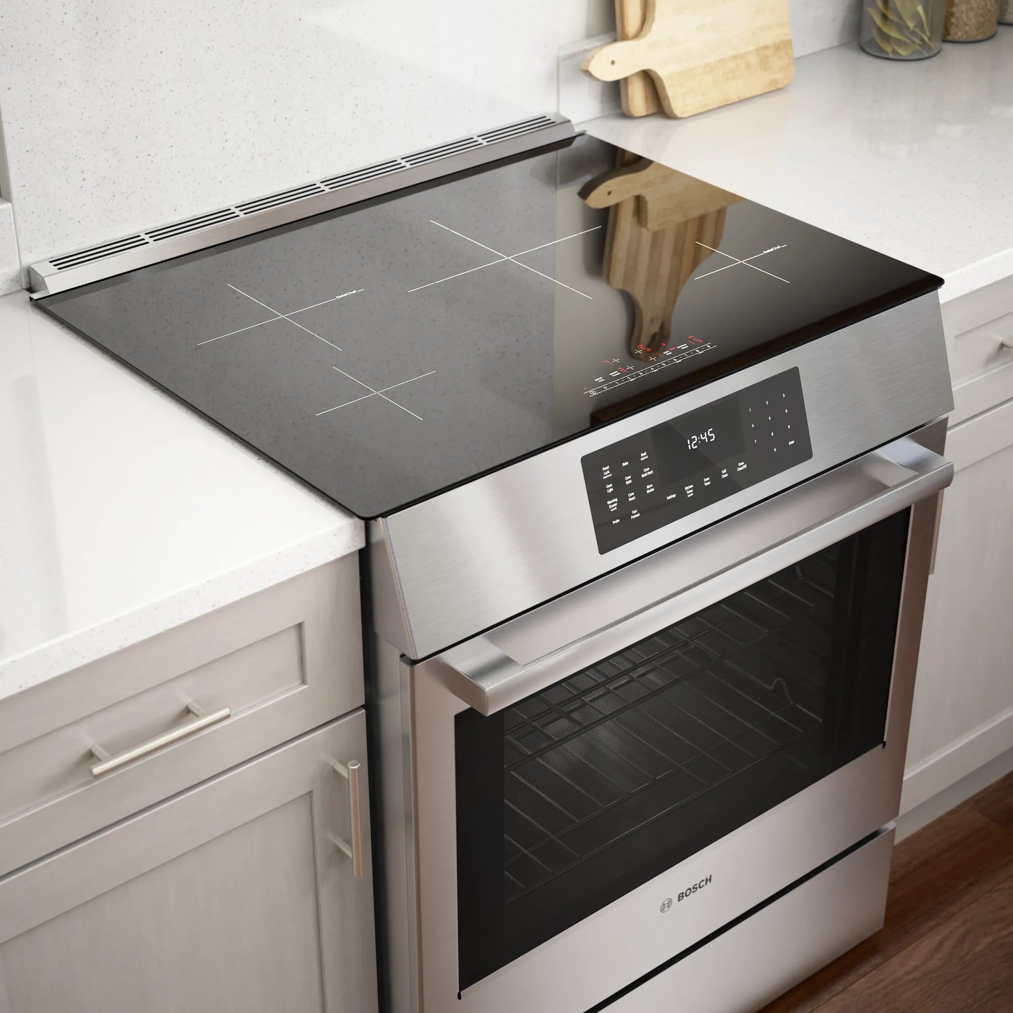 Bosch 4.6 cu. ft Induction Range in Stainless HII8057C