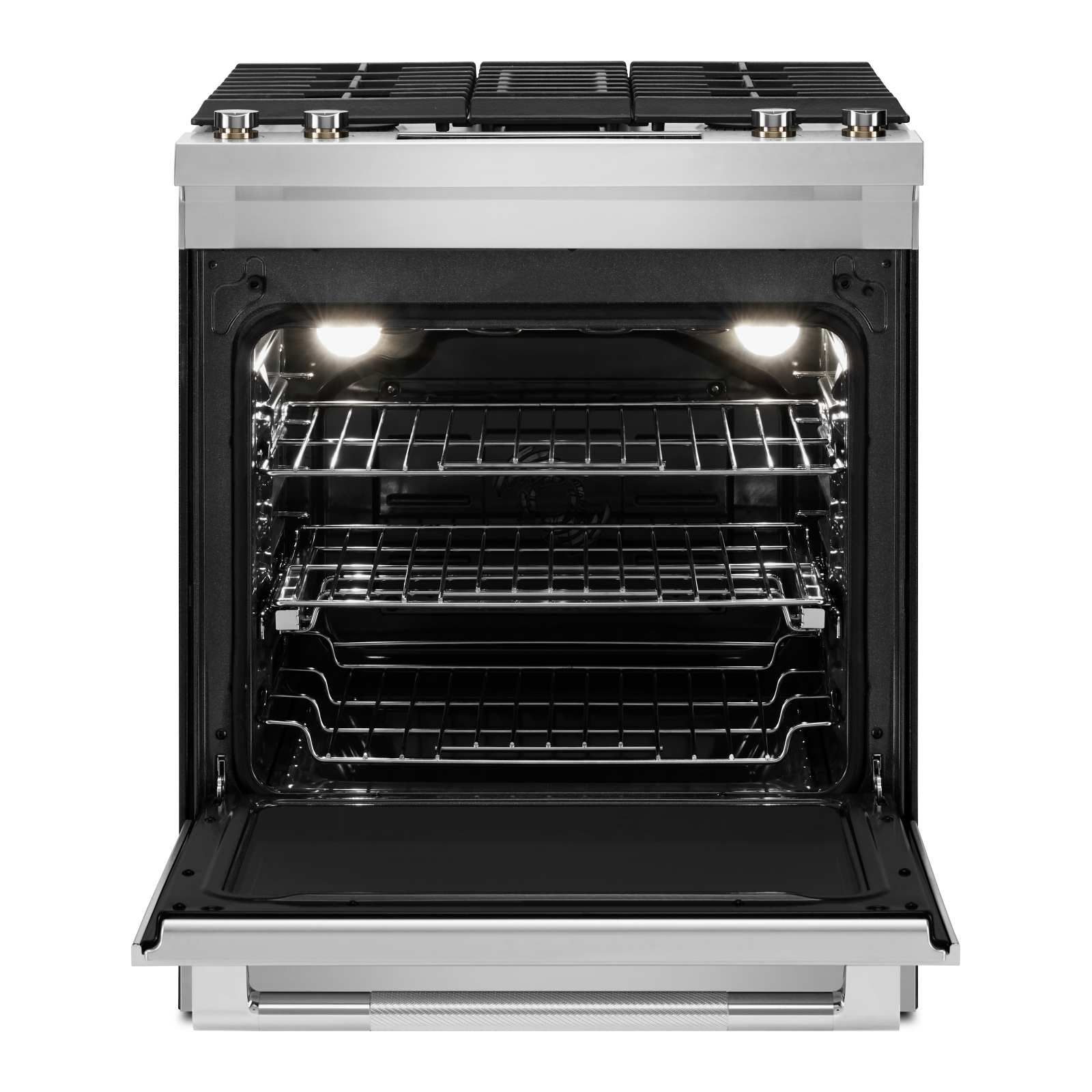 JennAir - 6.4 cu. ft  Dual Fuel Range in Stainless - JDS1750ML