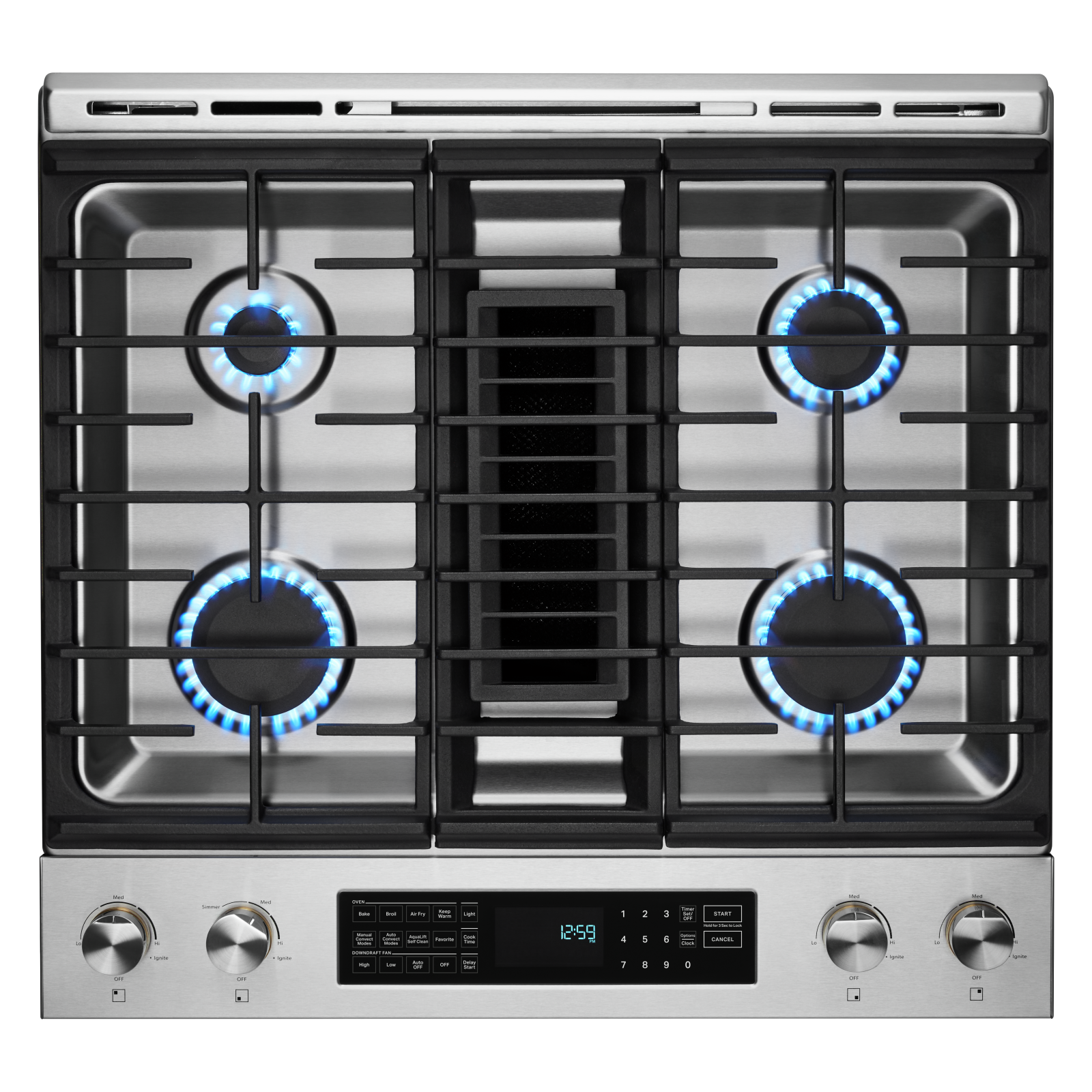 JennAir - 6.4 cu. ft  Dual Fuel Range in Stainless - JDS1750ML