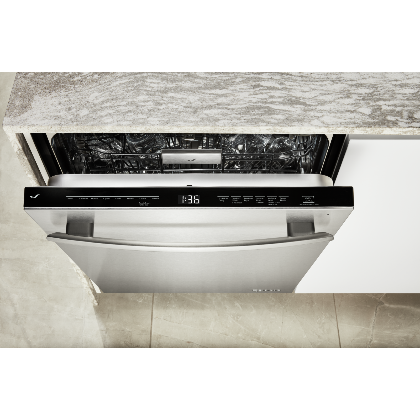 JennAir - 38 dBA Built In Dishwasher in Stainless - JDTSS244GS