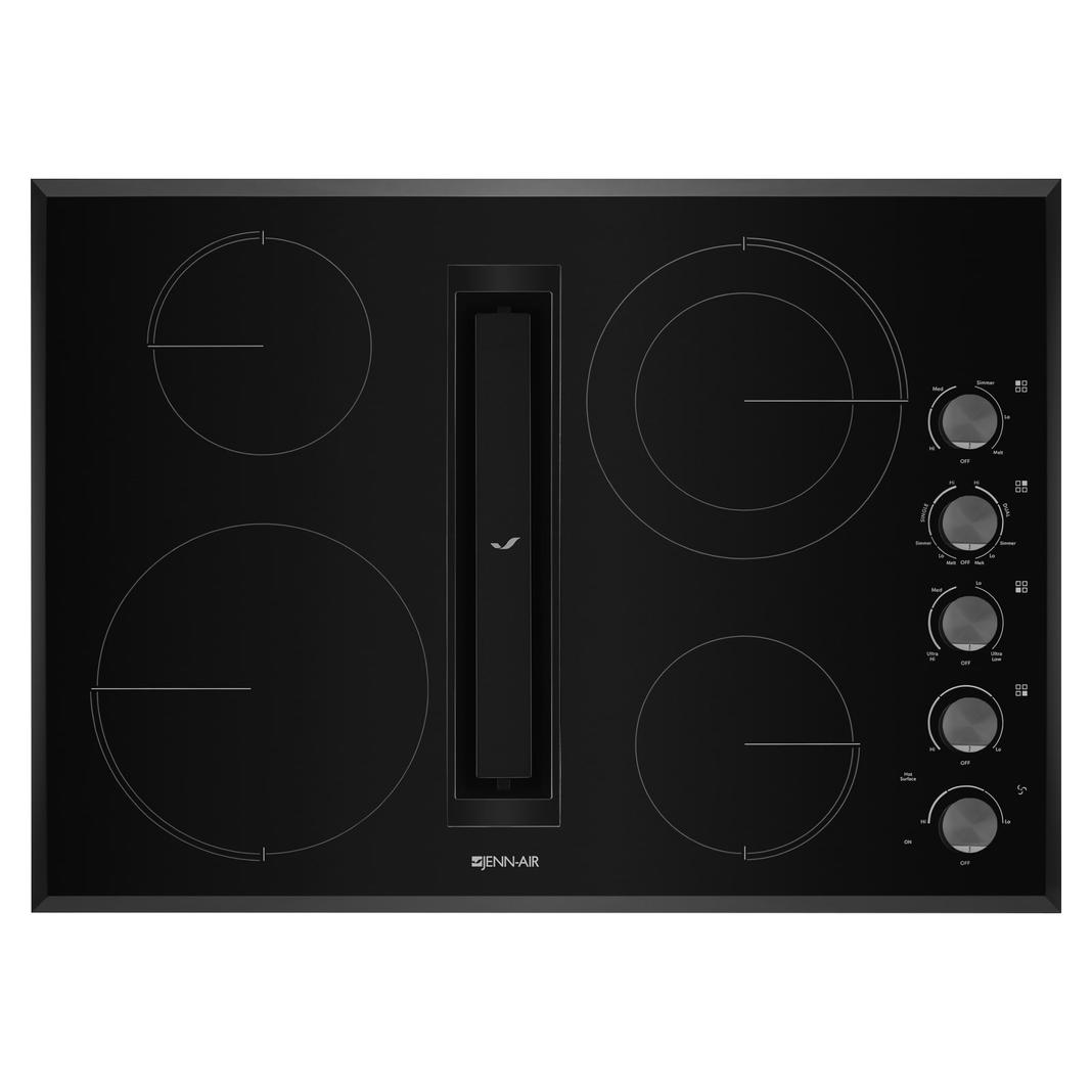 Jennair - 30.9 inch wide Downdraft Cooktop in Black - JED3430GB