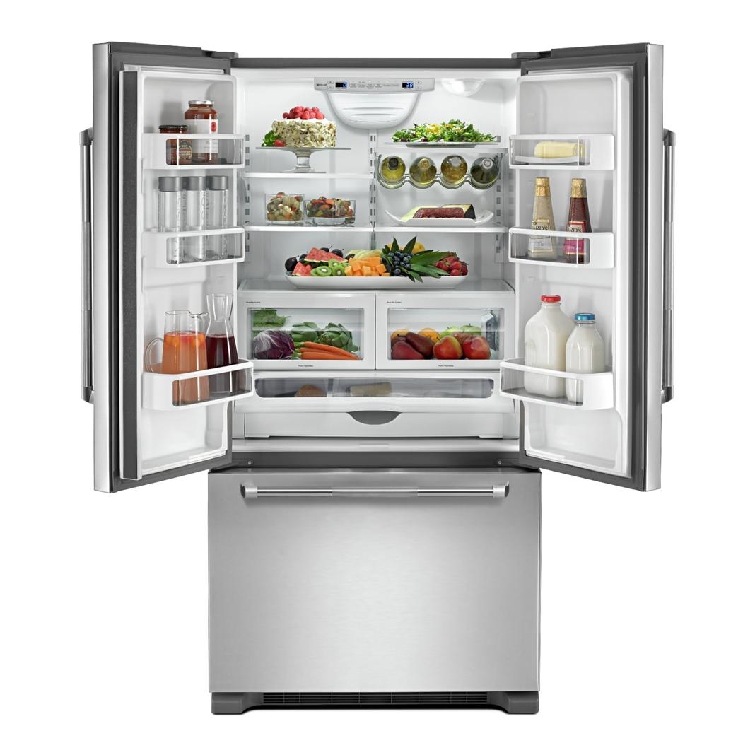 Jennair - 36 Inch 21.9 cu. ft French Door Refrigerator in Stainless