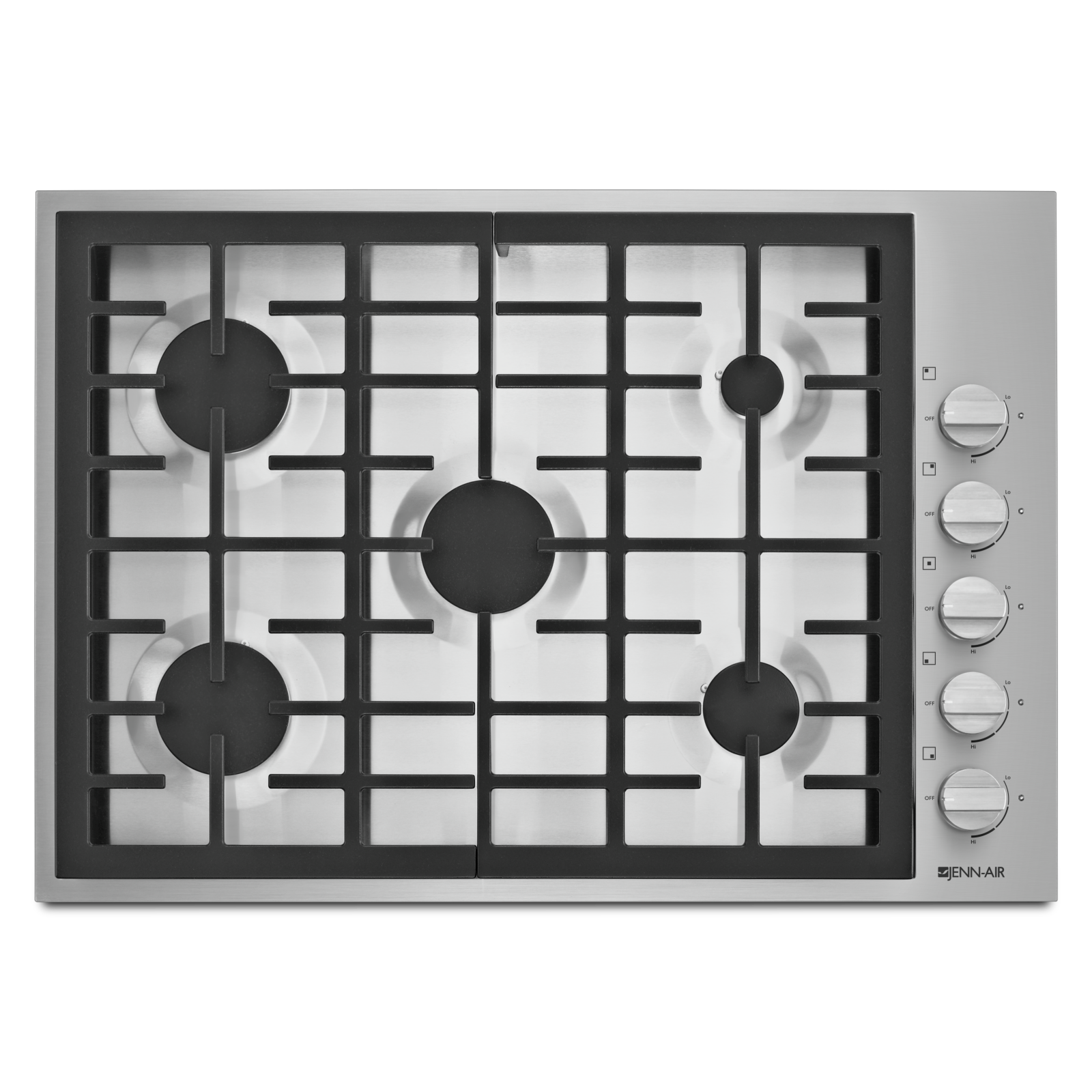 JennAir - 30 inch wide Gas Cooktop in Stainless - JGC7530BP