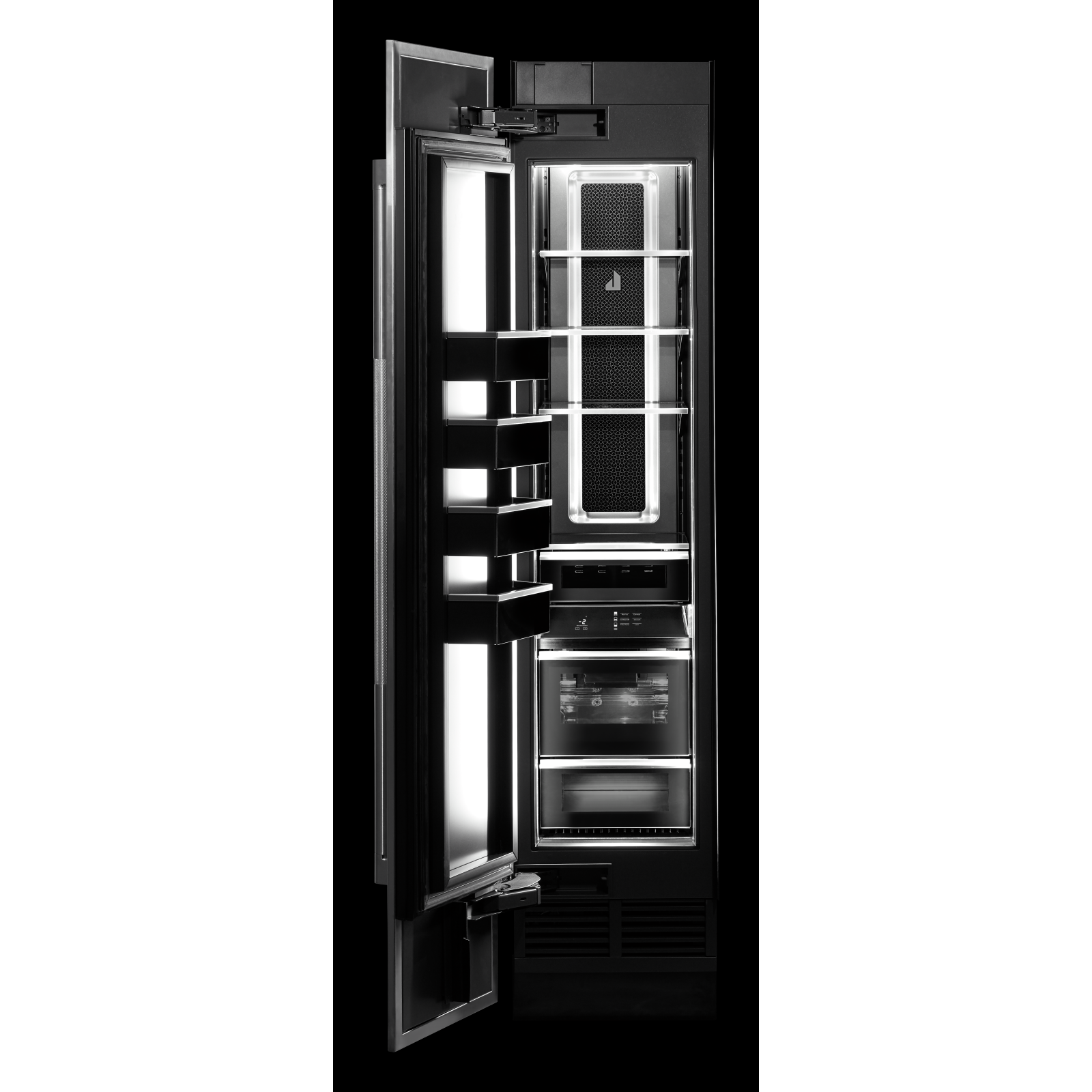 JennAir - 18 Inch Noir Buil-in Column Freezer Panel Kit Accessory  in Stainless - JKCPL181GM