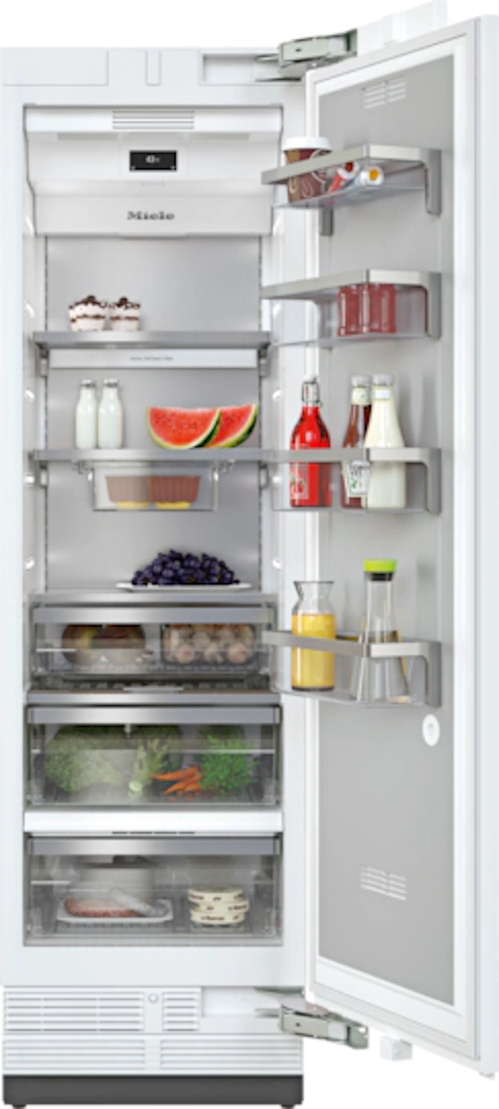 Miele - 23.8 Inch 12.96 cu. ft Built In / Integrated Refrigerator in Panel Ready - K2602VI