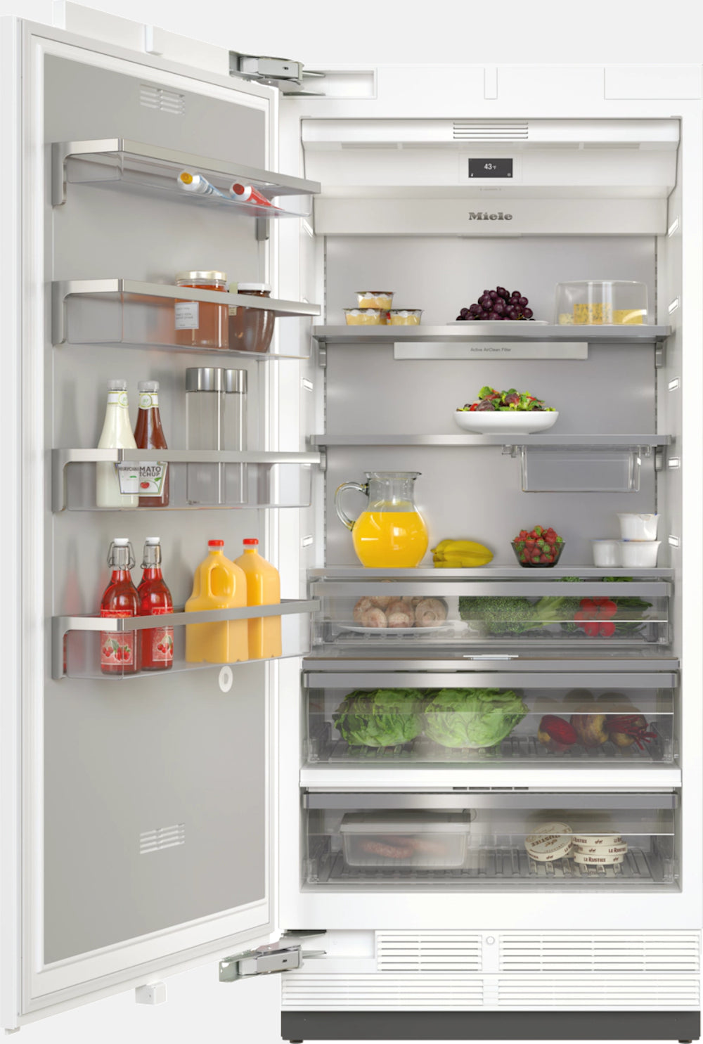 Miele - 35.8 Inch 20.5 cu. ft Built In / Integrated Refrigerator in Panel Ready - K2912VI