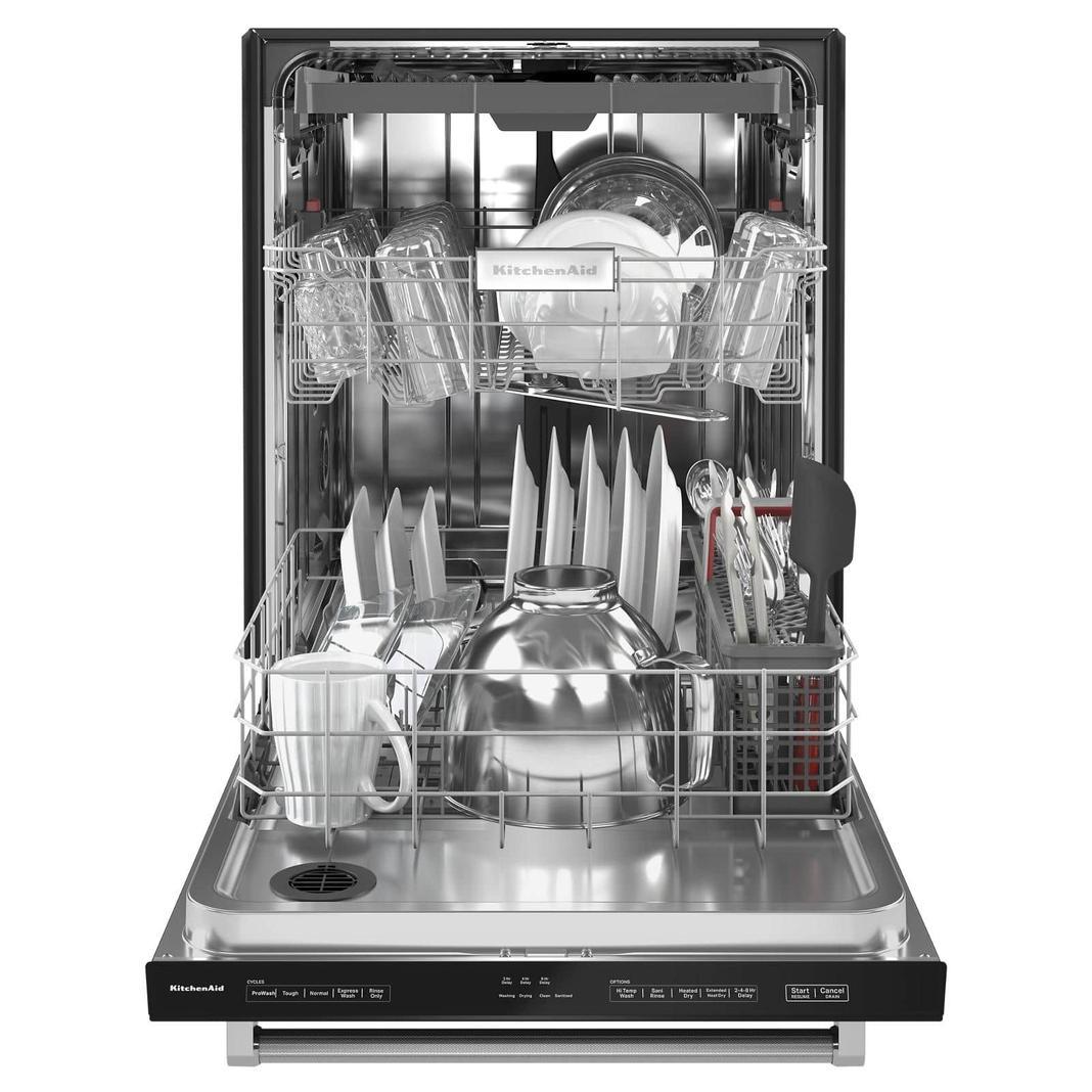 KitchenAid - 39 dBA Built In Dishwasher in Black - KDTE204KBL