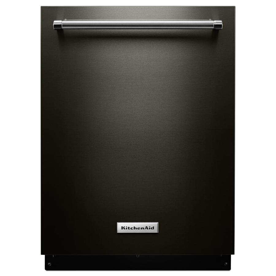 KitchenAid - 46 dBA Built In Dishwasher in Black Stainless - KDTE234GBS