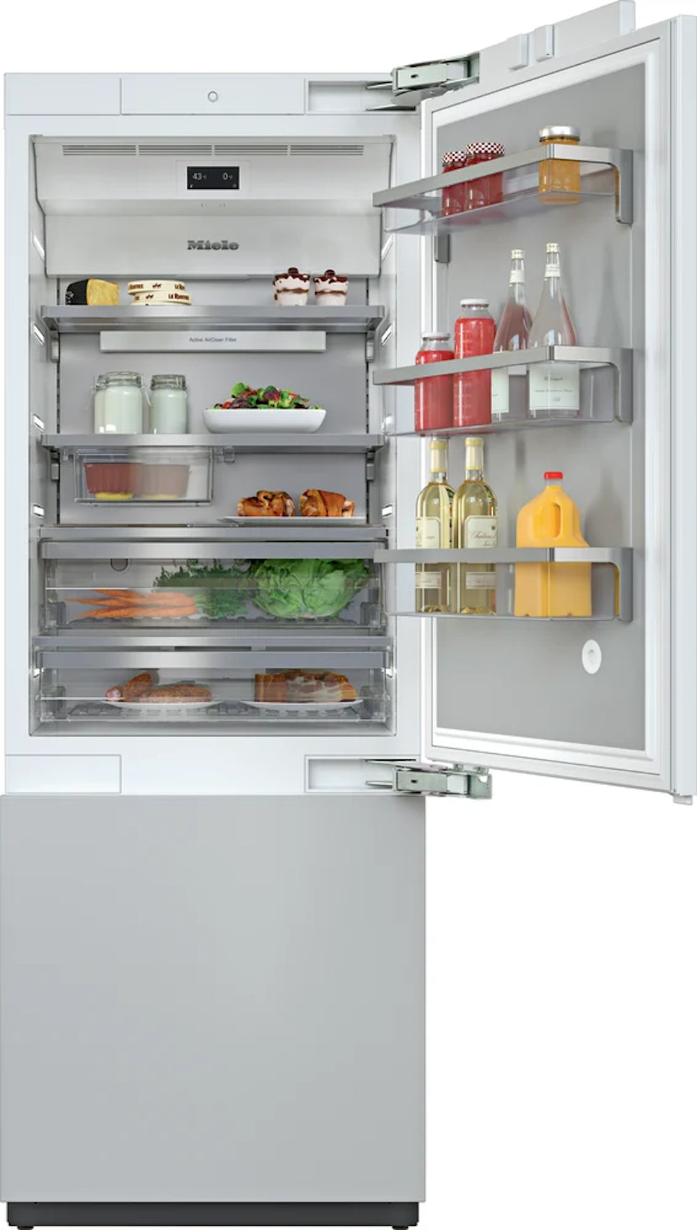 Miele - 29.9 Inch 15.96 cu. ft Built In / Integrated Refrigerator in Panel Ready - KF 2802 VI