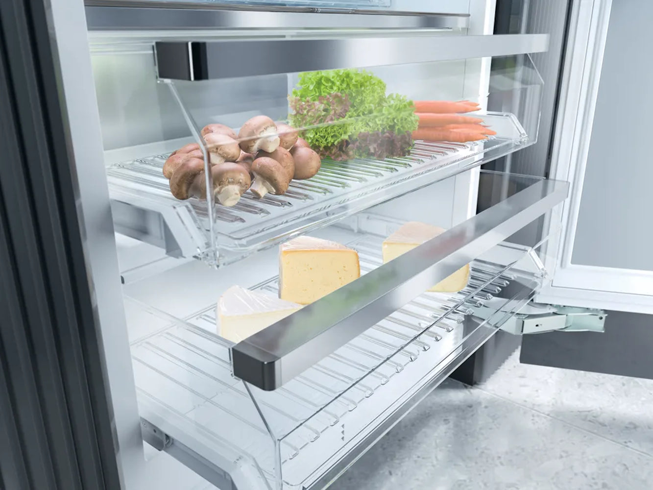 Miele - 29.9 Inch 15.96 cu. ft Built In / Integrated Refrigerator in Panel Ready - KF 2802 VI