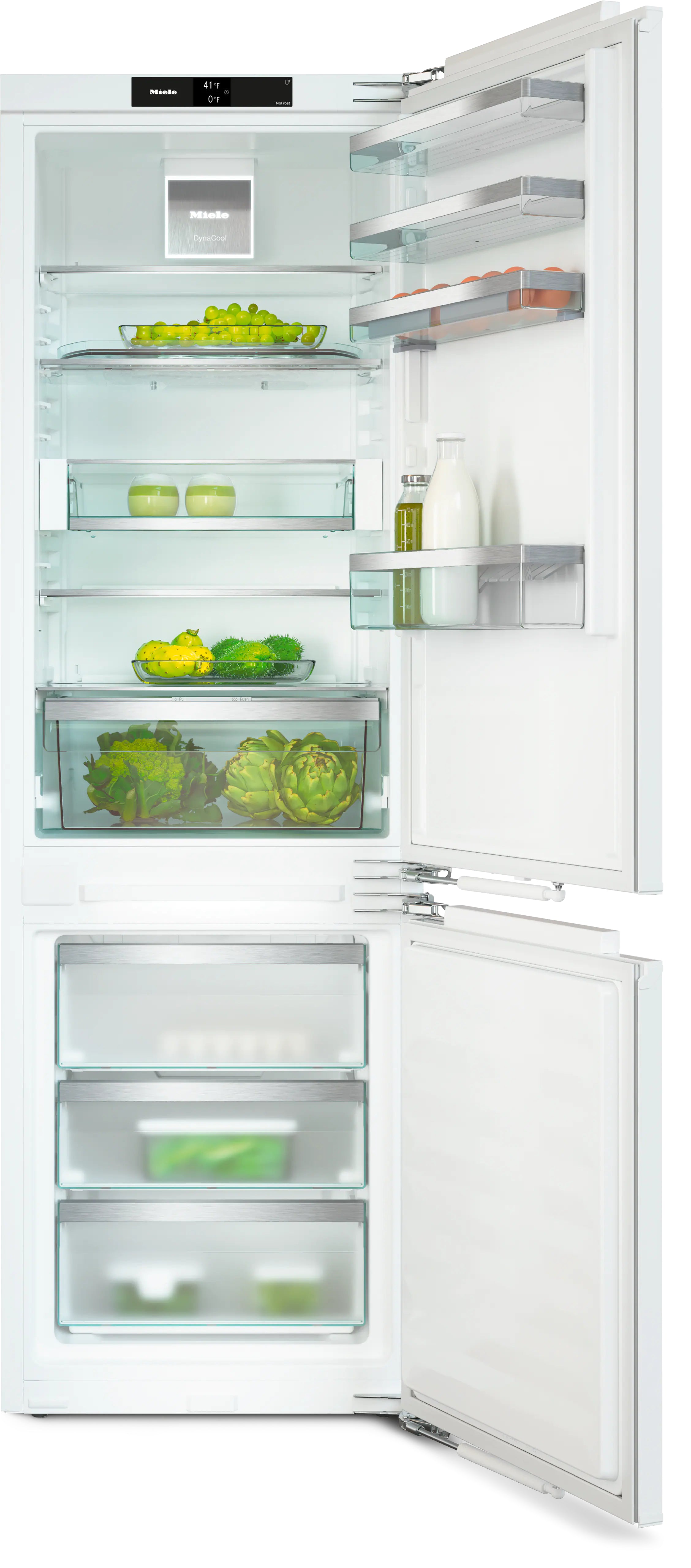 Miele - 22 Inch 24.3 cu. ft Built In / Integrated Refrigerator in Panel Ready - KFN 7784 D