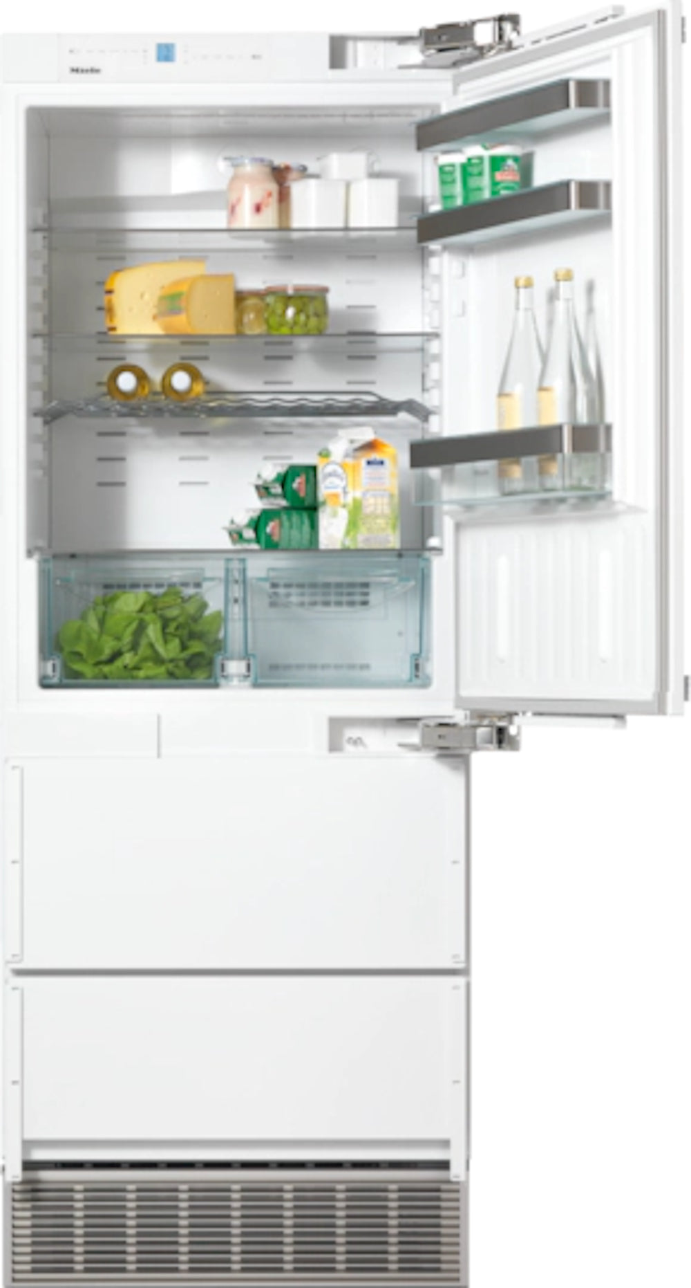 Miele - 29.9 Inch 14.13 cu. ft Built In / Integrated Refrigerator in Panel Ready - KFN 9859 IDE LI