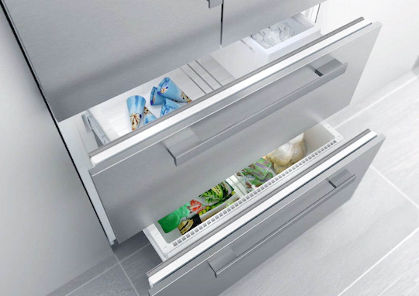 Miele - 29.9 Inch 14.13 cu. ft Built In / Integrated Refrigerator in Panel Ready - KFN 9859 IDE LI