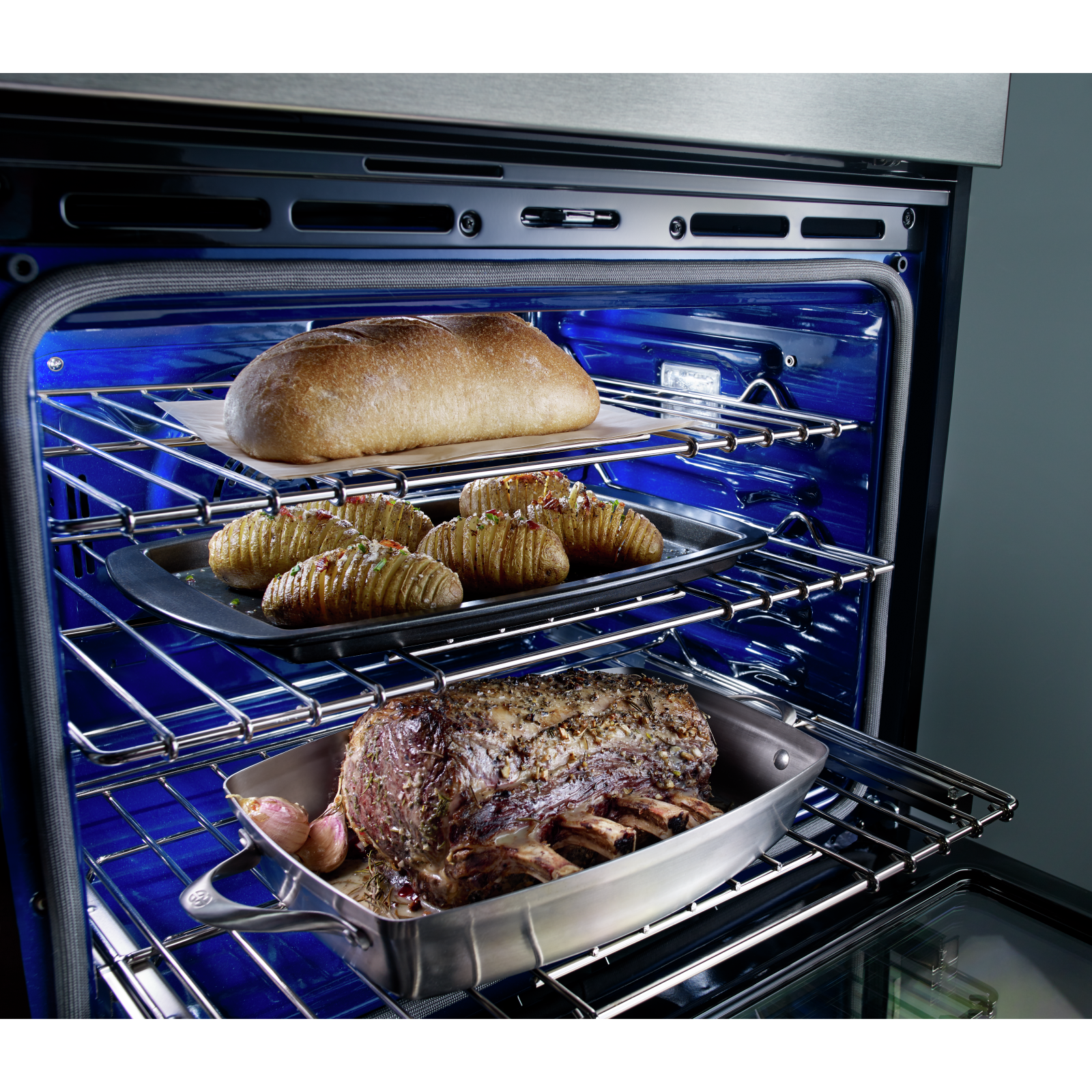 white kitchenaid oven