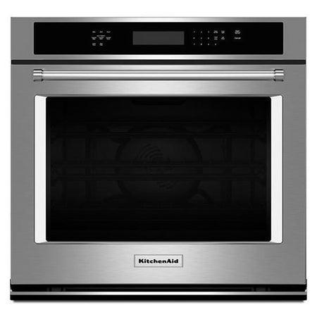 KitchenAid - 5 cu. ft Single Wall Oven in Stainless Steel - KOSE500ESS