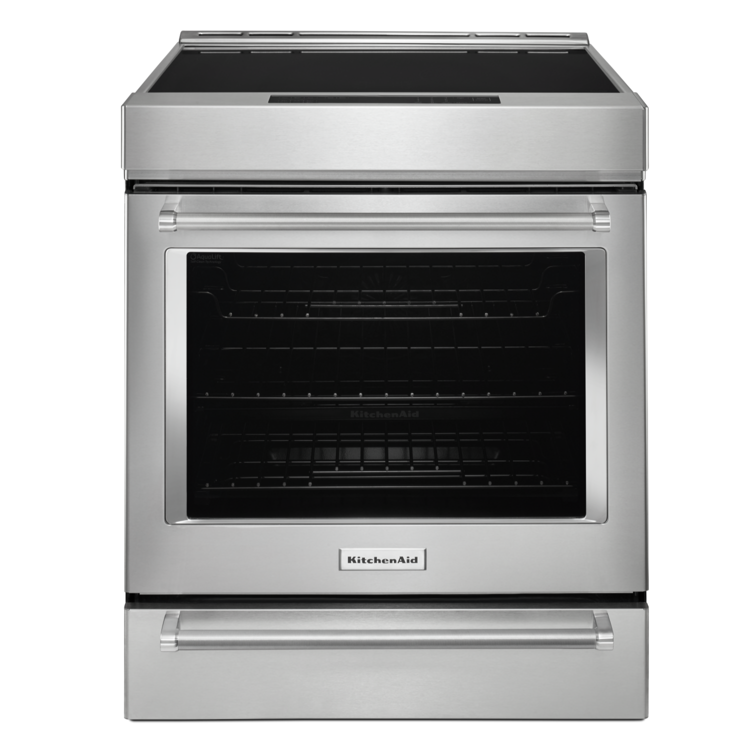 KitchenAid - 6.4 cu. ft  Induction Range in Stainless - KSIS730PSS