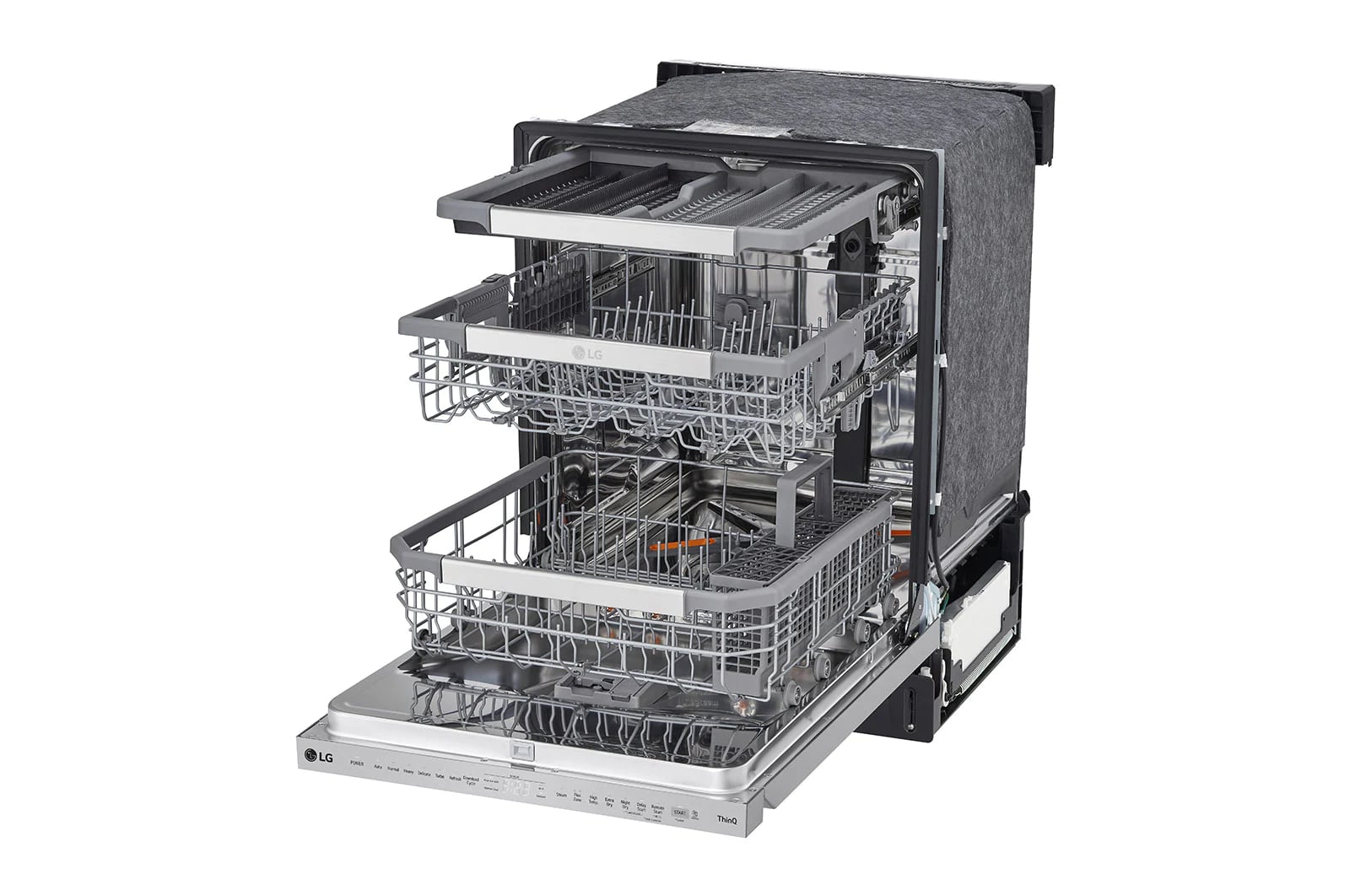 LG - 44 dBA Built In Dishwasher in Stainless - LDPS6762S