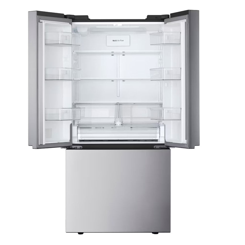 LG - 32.9 Inch 21 cu. ft French Door Refrigerator in Stainless - LF21C