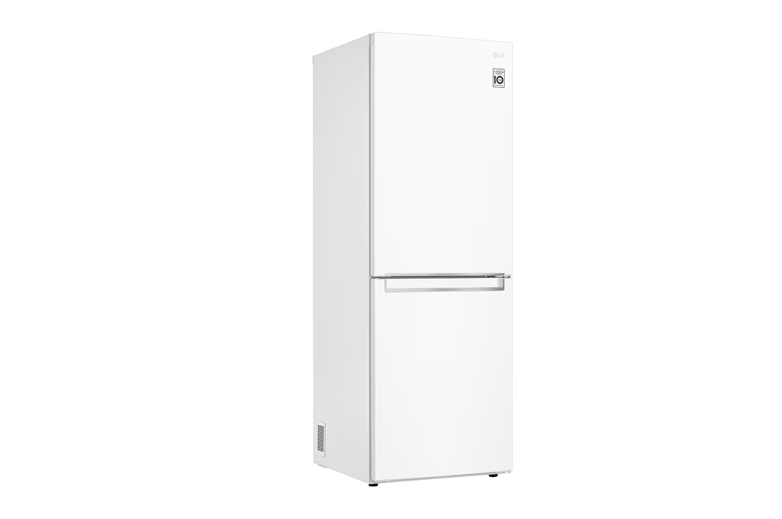 LG - 23.5 Inch 10.8 cu. ft Bottom Mount Refrigerator in White - LRDNC1004W