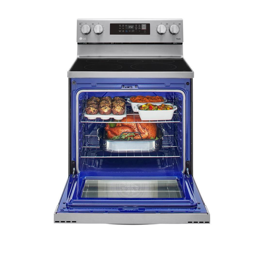 LG 6.3 cu. ft Electric Range in Stainless LREL6323S