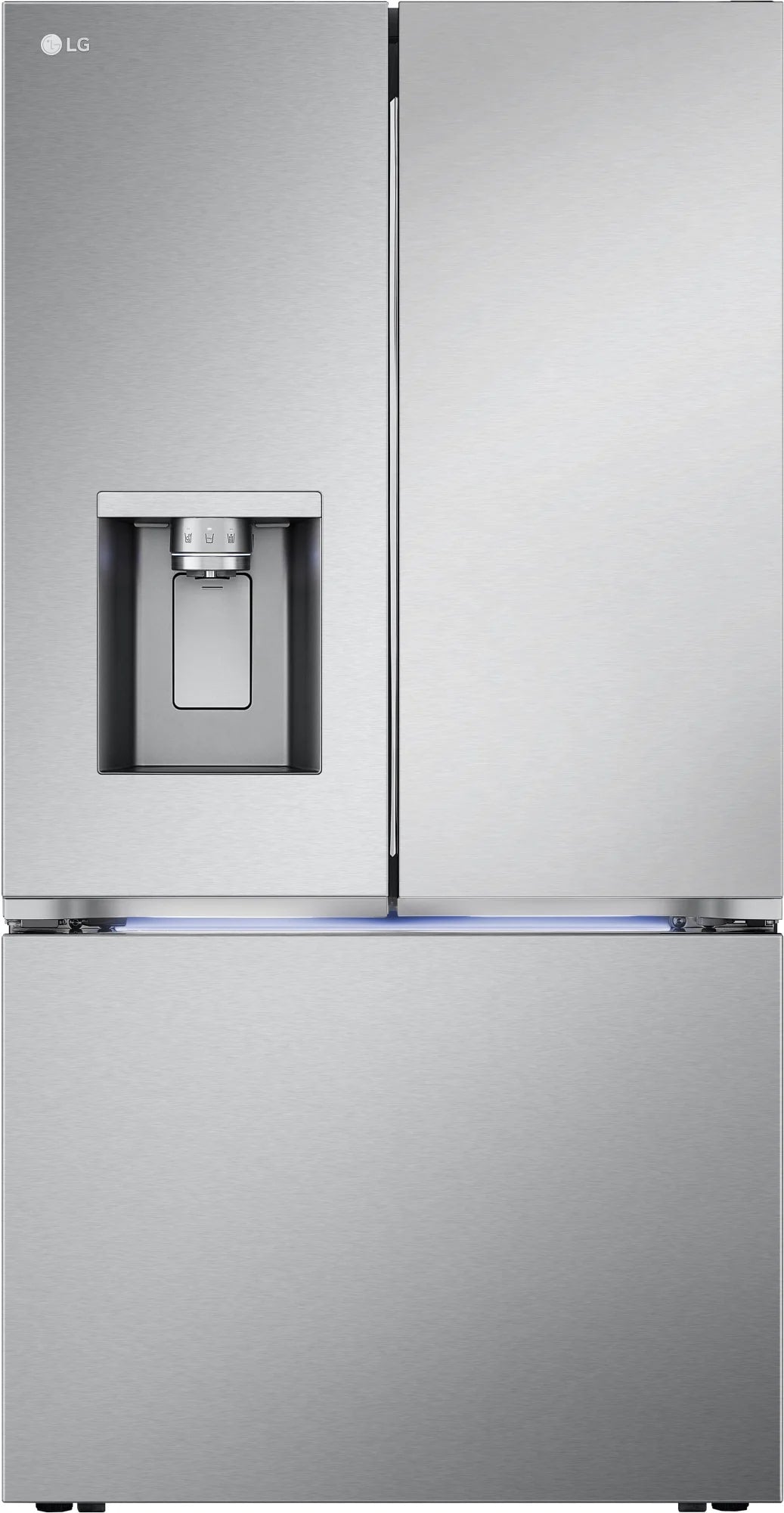 LG - 35.75 Inch 25.5 cu. ft French Door Refrigerator in Stainless - LRYXC2606S