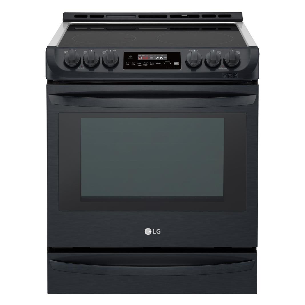 LG - 6.3 cu. ft  Electric Range in Black - LSE5613BM