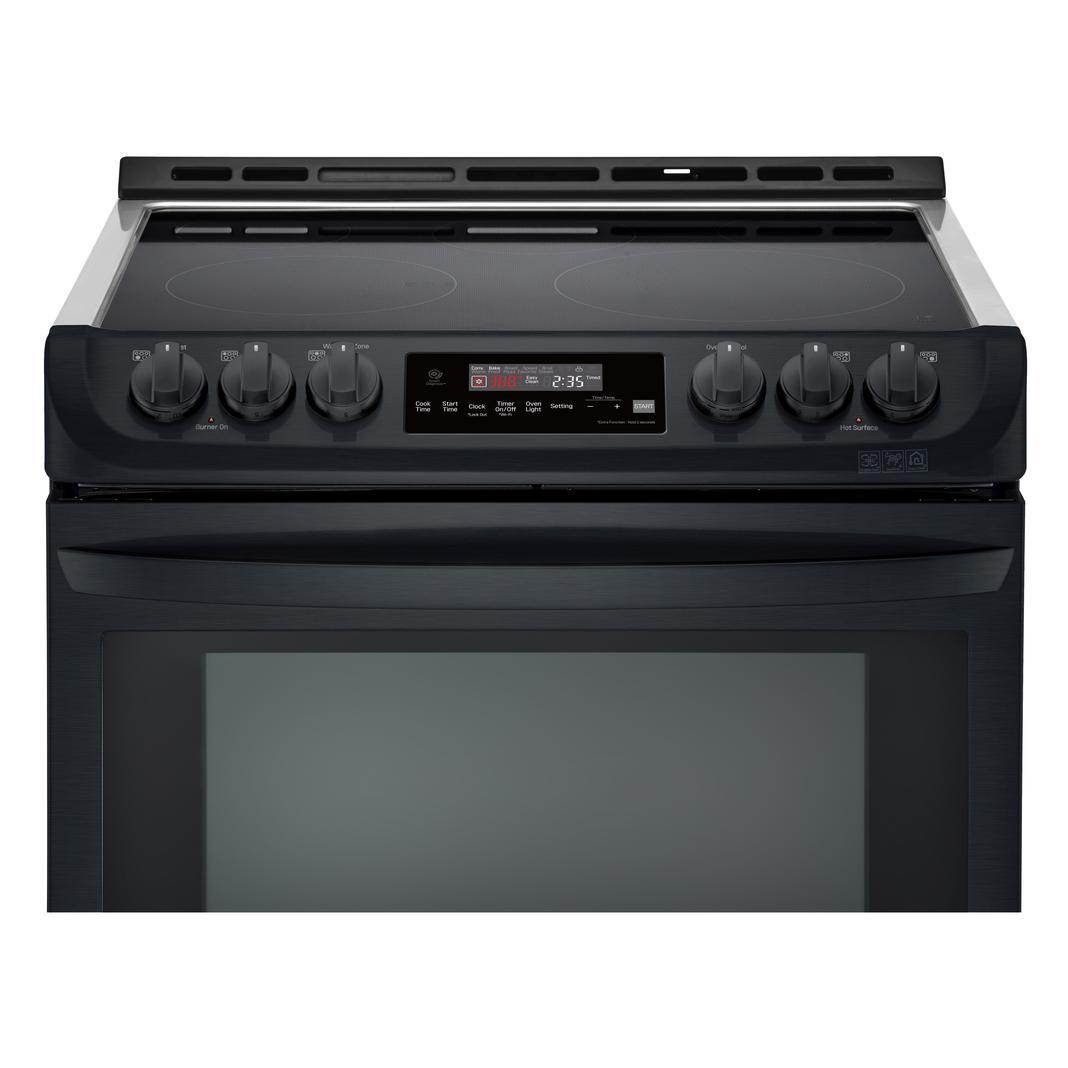 LG - 6.3 cu. ft  Electric Range in Black - LSE5613BM