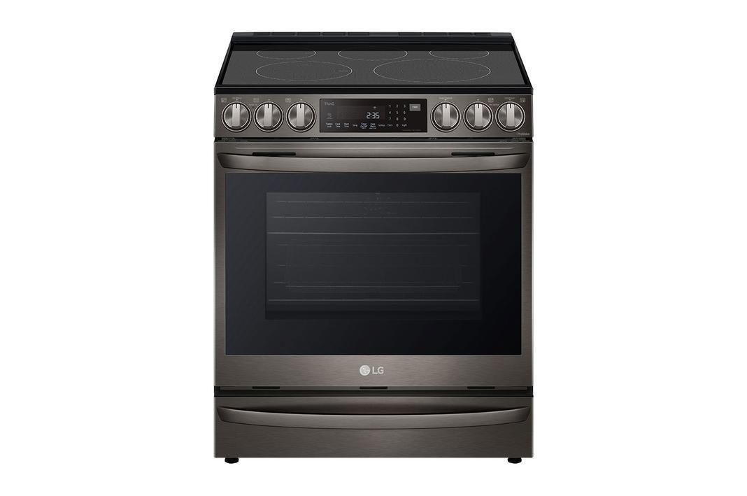 LG - 6.3 cu. ft  Electric Range in Black Stainless - LSEL6337D