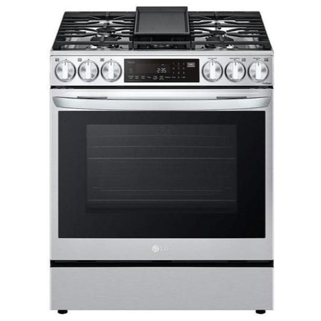 LG - 6.3 cu. ft  Gas Range in Stainless - LSGL6335F