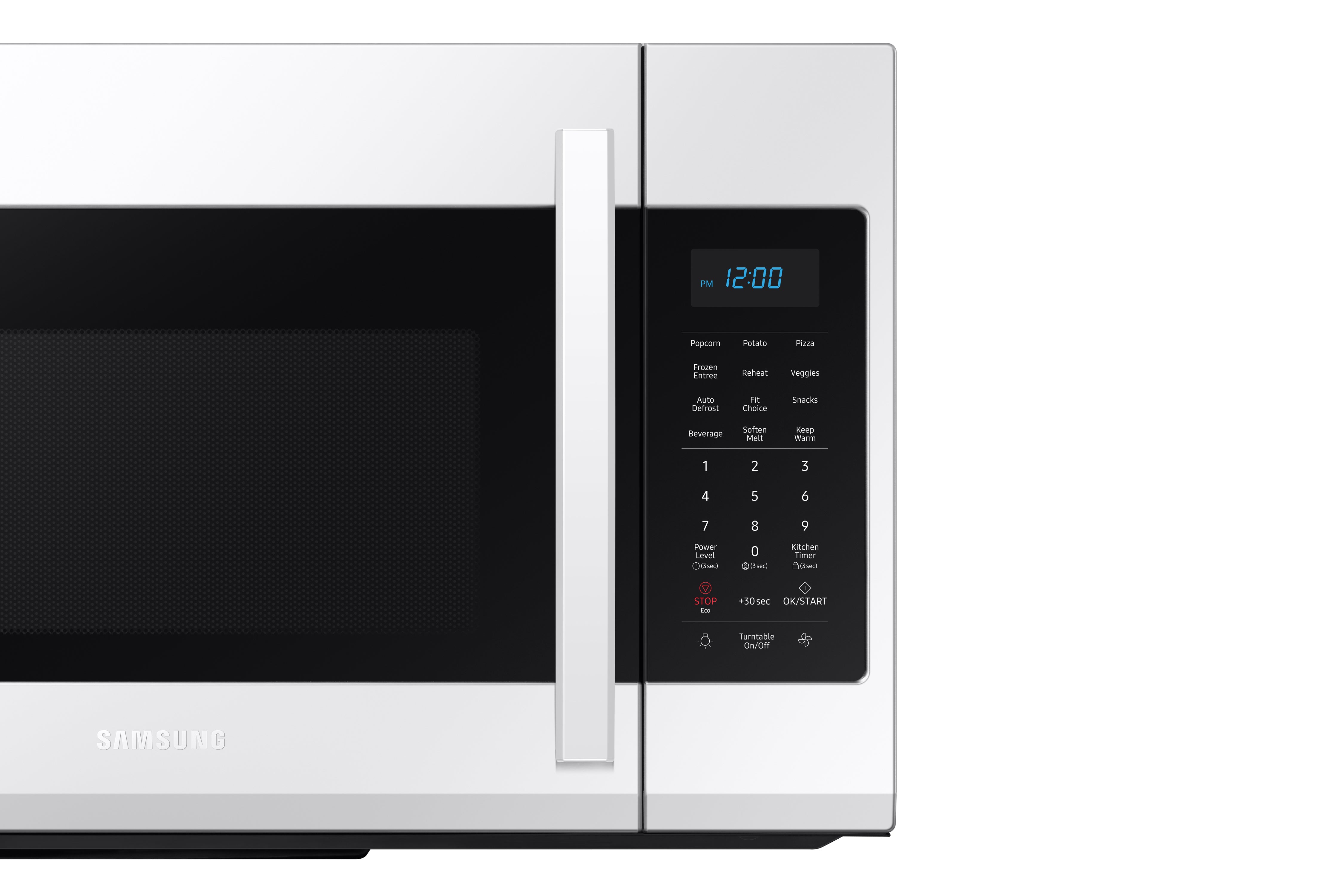 Samsung - 1.9 cu. Ft  Over the range Microwave in White - ME19R7041FW