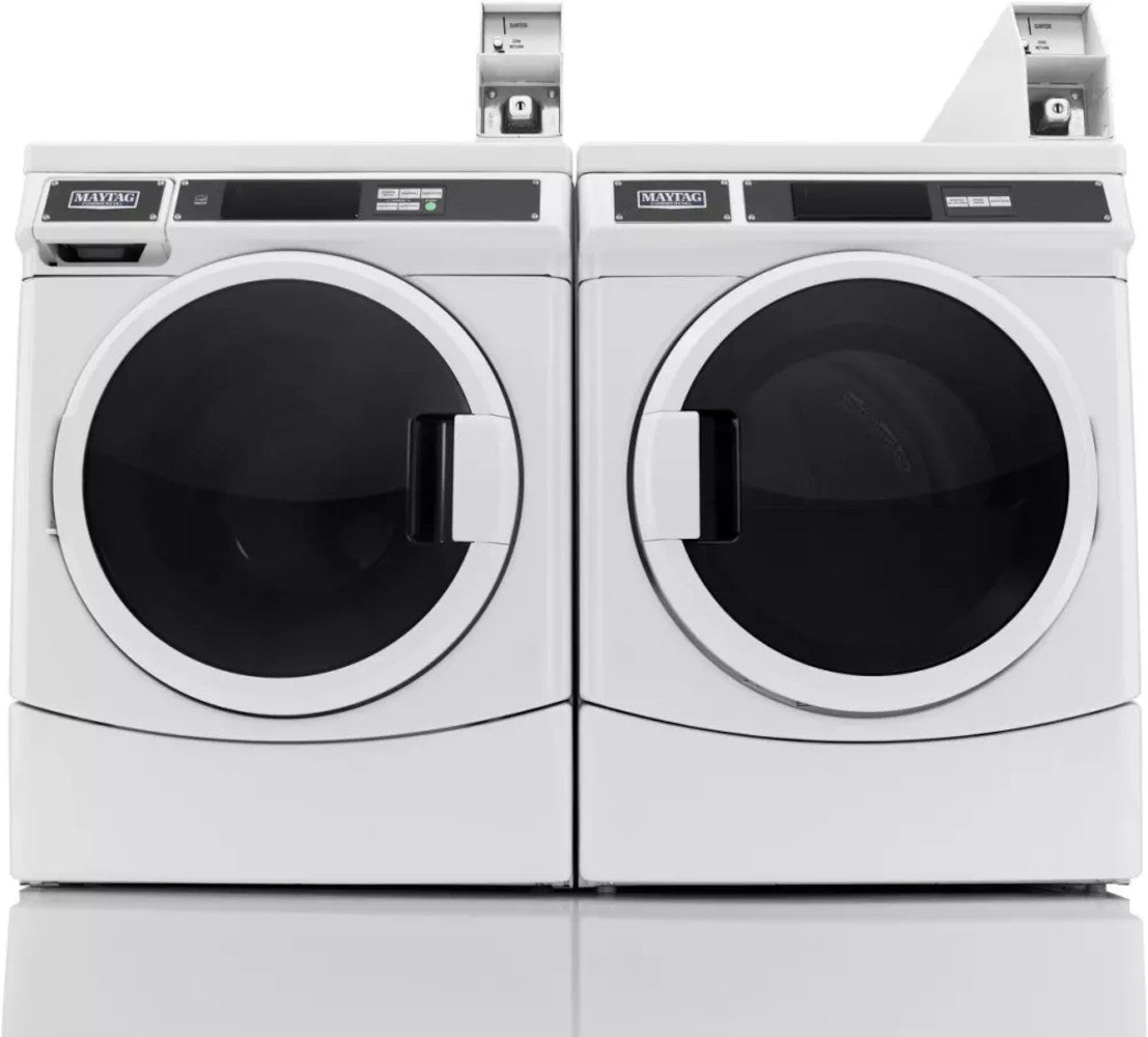 Maytag - 3.1 cu. Ft  Front Load Washer in White - MHN33PDCXW