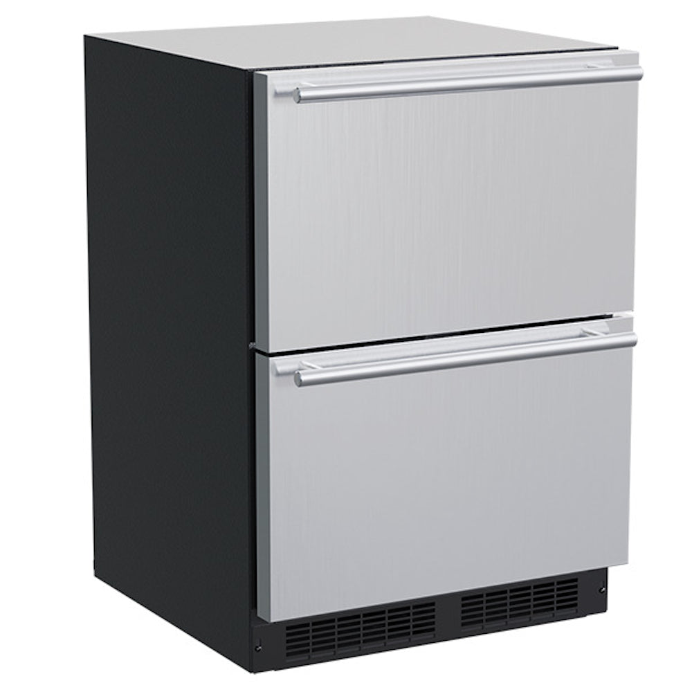 Marvel - 23.8 Inch 5 cu. ft Drawers Refrigerator in Stainless - MLDR224-SS61A