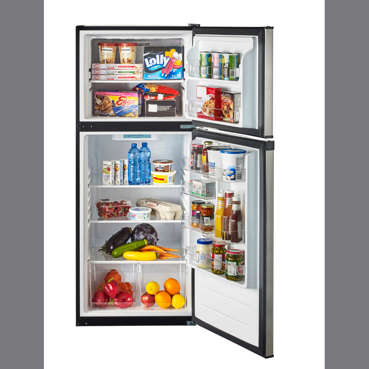 Moffat - 24 Inch 11.55 cu. ft Top Mount Refrigerator in Stainless - MPE12FSKSB