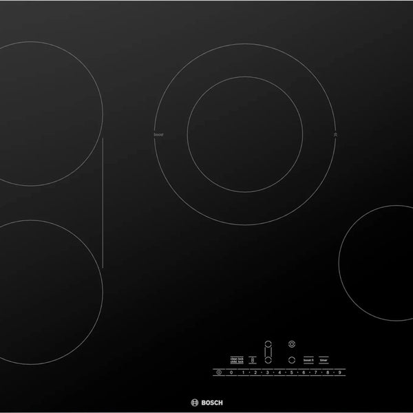 Bosch 31 inch wide Electric Cooktop in Black NET8069UC