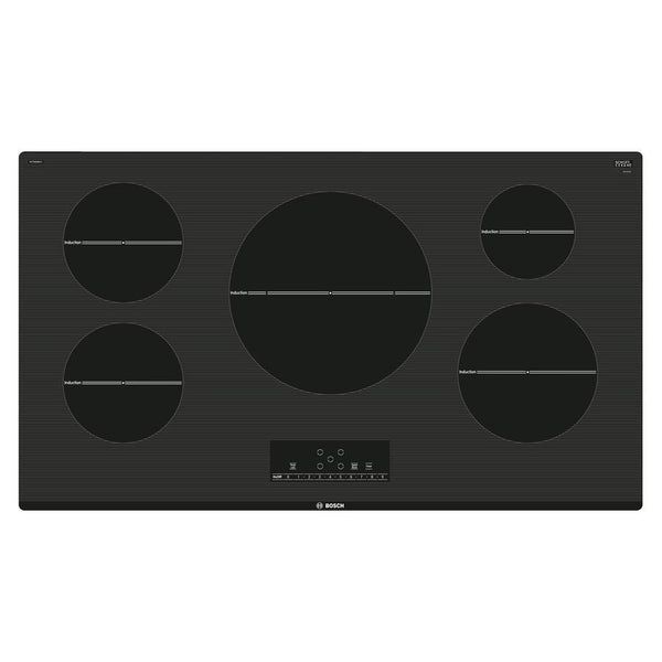 Bosch 37 inch wide Induction Cooktop in Black NIT5668UC