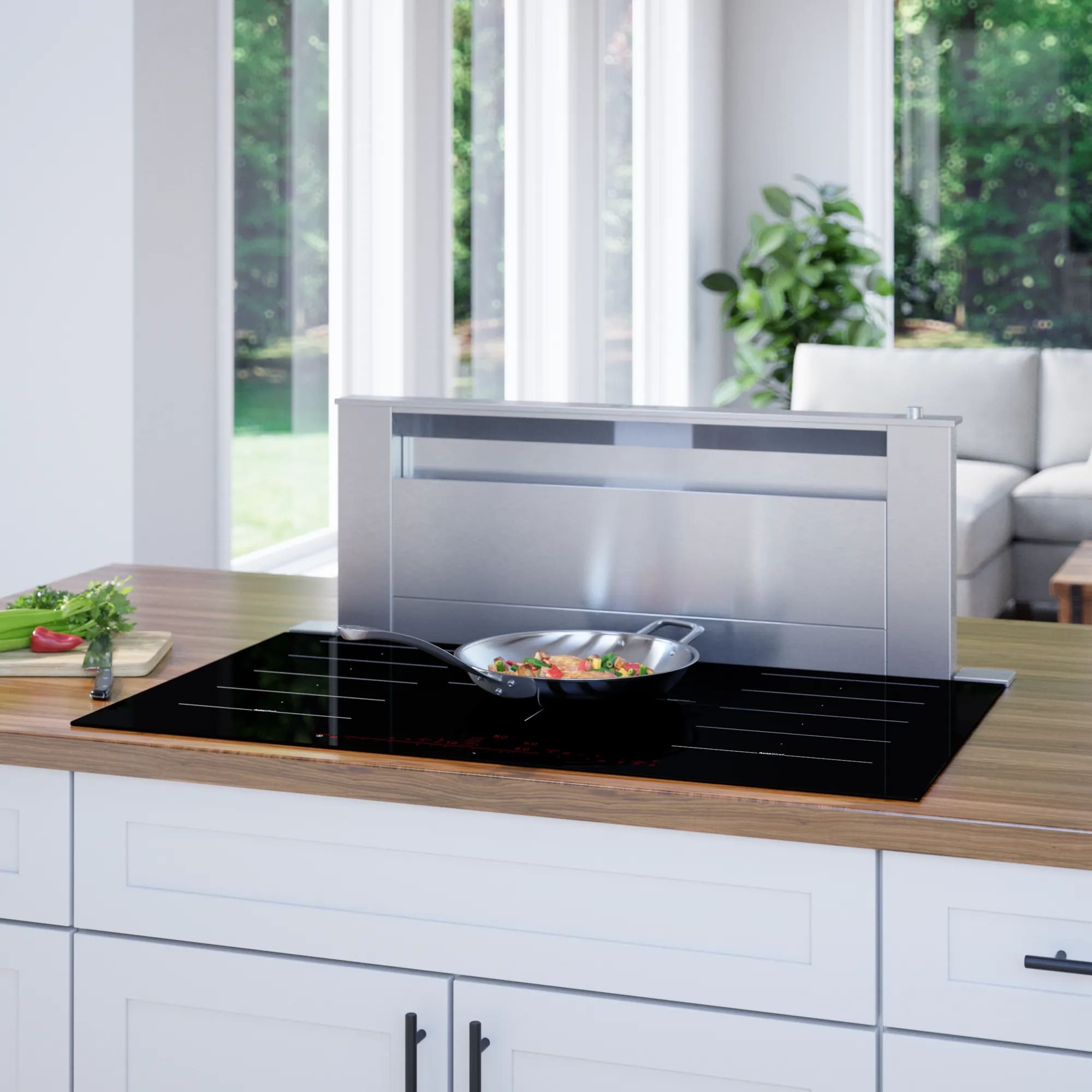 Bosch 37 Inch Induction Cooktop in Black NITP660UC