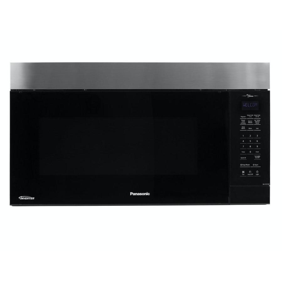 Panasonic - 2 cu. Ft Over The Range Microwave in Black - NNST27HB